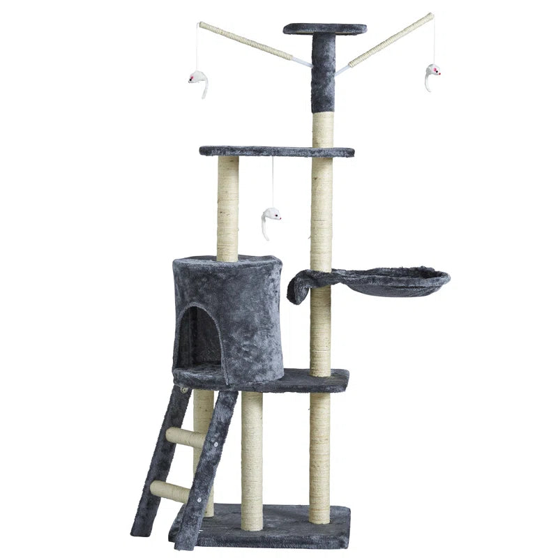 Cat Tree 146Cm with Sisal Scratching Posts