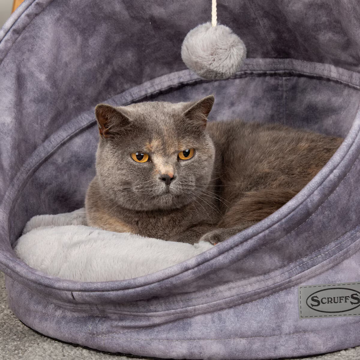 Kensington Cat Bed, 44Cm in Grey