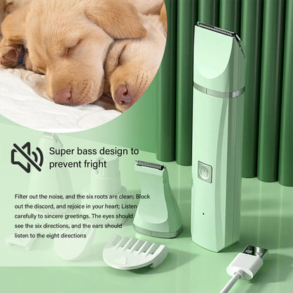 Professional Pet Dog Grooming Clipper Thick Fur Hair Trimmer Electric Shaver Set